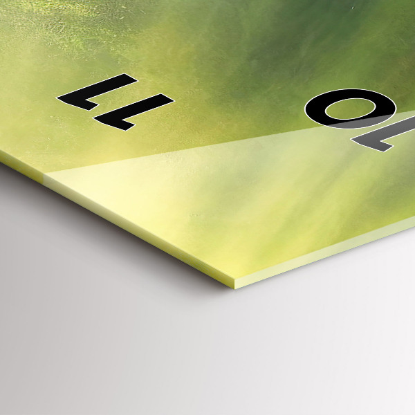 Téglalap alakú üvegóra Vízesés és sziklák