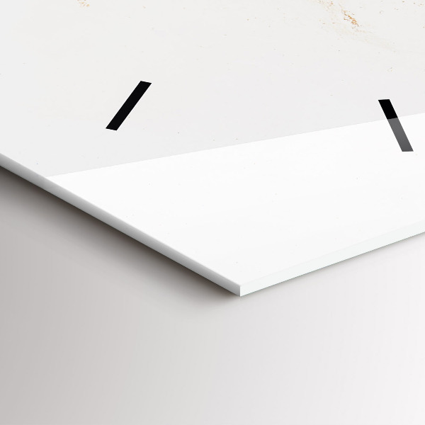 Téglalap alakú üvegóra Márvány minta