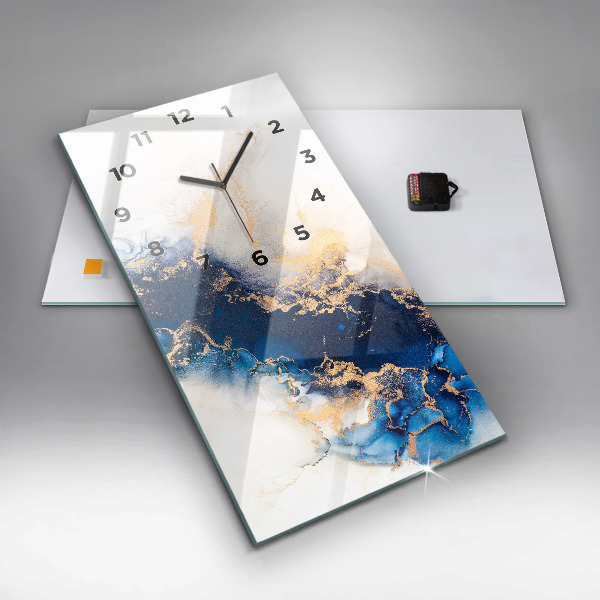 Téglalap alakú üvegóra Márvány minta