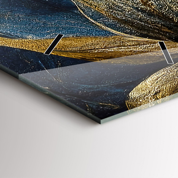 Téglalap alakú üvegóra Dekoratív virágok