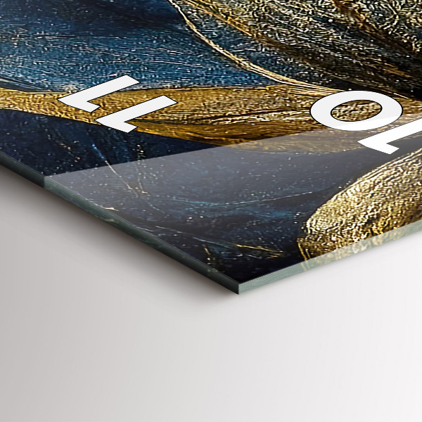 Téglalap alakú üvegóra Dekoratív virágok