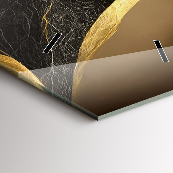 Téglalap alakú üvegóra Elegáns absztrakció