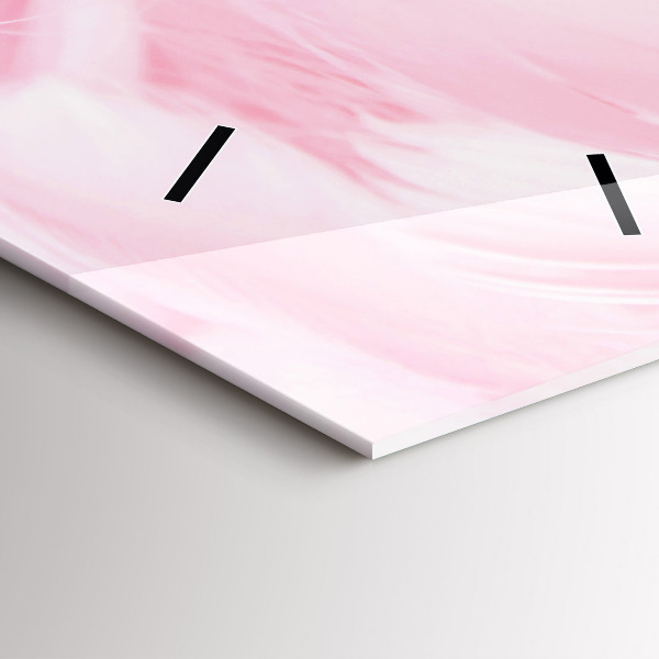 Téglalap alakú üvegóra Tollak – absztrakt