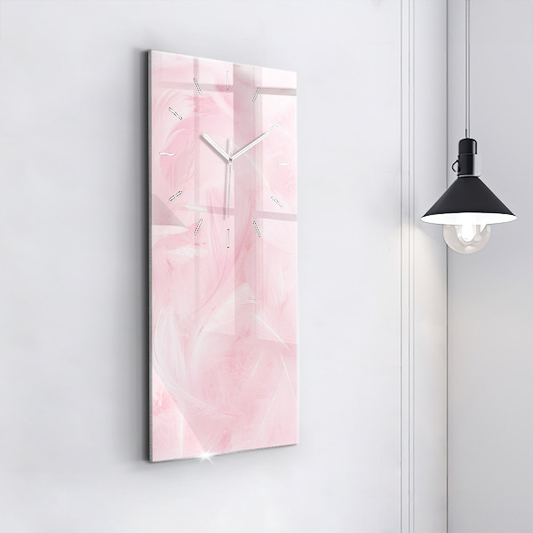 Téglalap alakú üvegóra Tollak – absztrakt