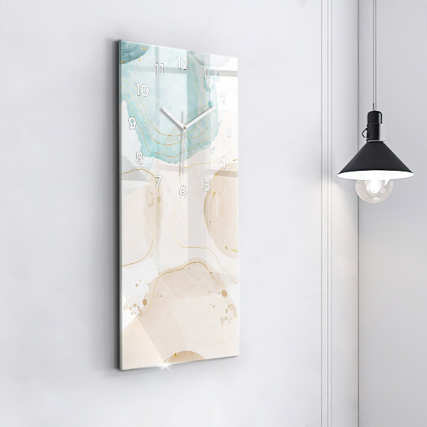 Téglalap alakú üvegóra Akvarell foltok