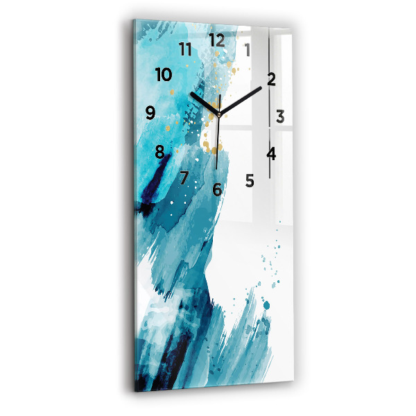 Téglalap alakú üvegóra Ecsetvonások