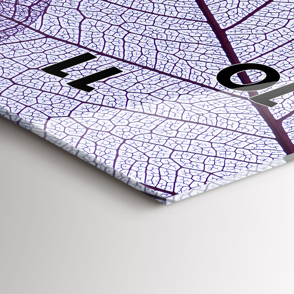 Téglalap alakú üvegóra Levelek – természet