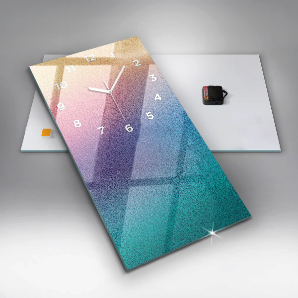 Téglalap alakú üvegóra Gradiens minta