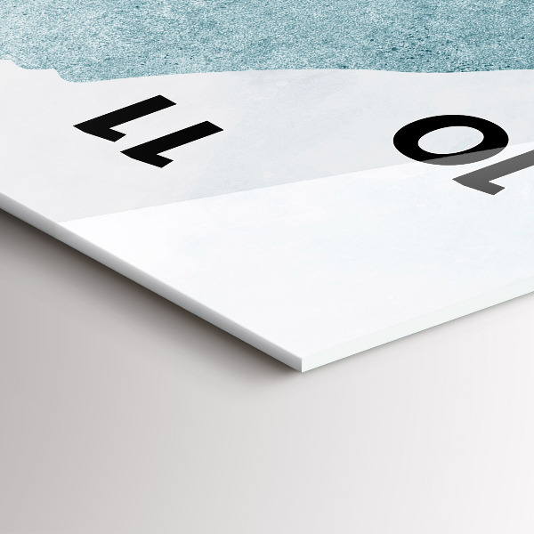 Téglalap alakú üvegóra Absztrakt bálna