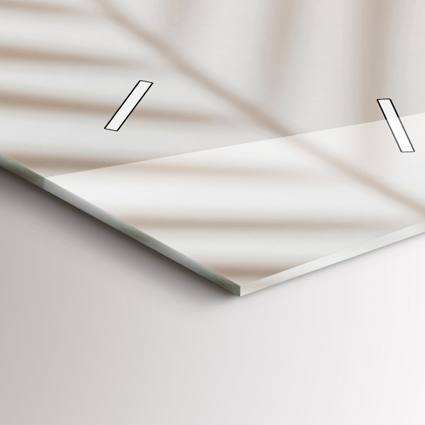 Téglalap alakú üvegóra Krémes absztrakció