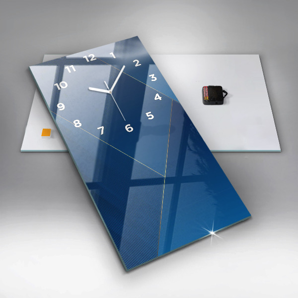 Téglalap alakú üvegóra Dekoratív absztrakció