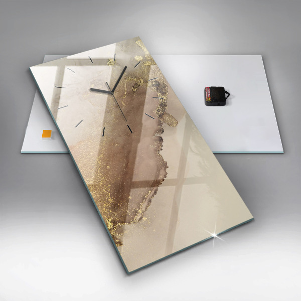 Téglalap alakú üvegóra Bézs modern művészet