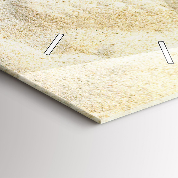 Téglalap alakú üvegóra Pálmafa árnyék homok