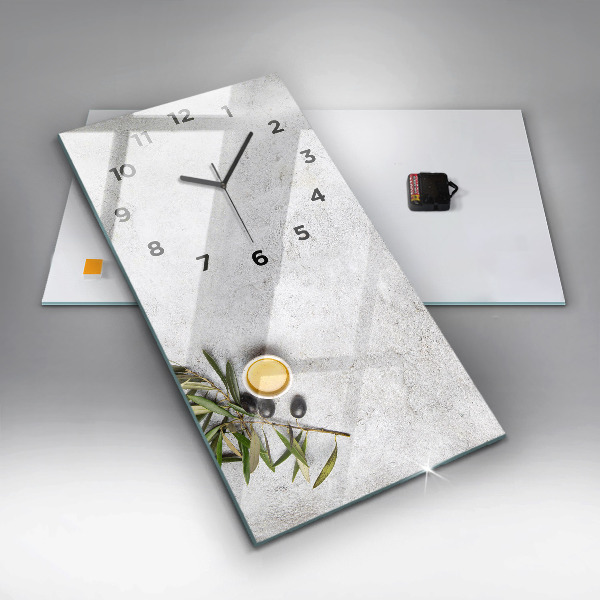 Téglalap alakú üvegóra Minimalista olajbogyó