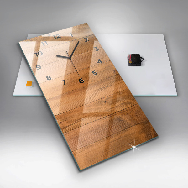 Téglalap alakú üvegóra Fa táblák