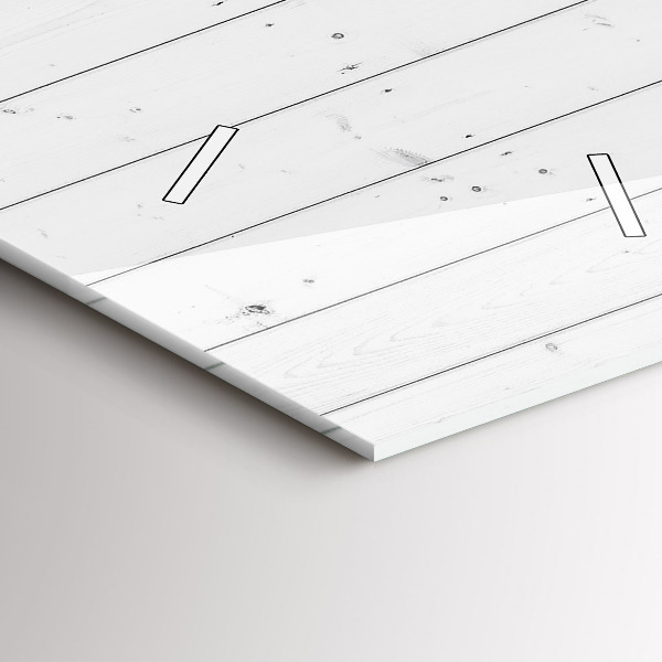 Téglalap alakú üvegóra Fa panelek minta