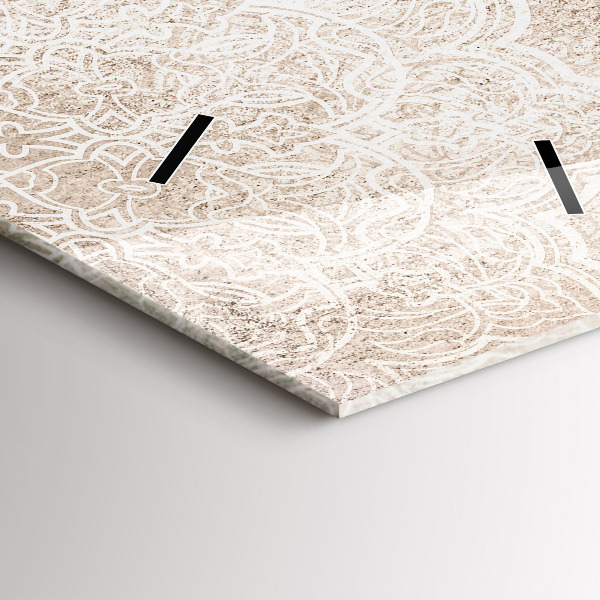 Téglalap alakú üvegóra Dekoratív minta