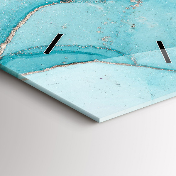 Téglalap alakú üvegóra Dekoratív márvány