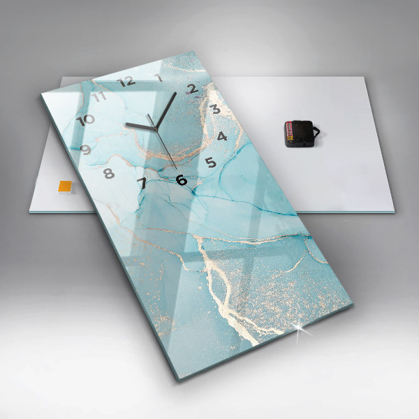 Téglalap alakú üvegóra Dekoratív márvány