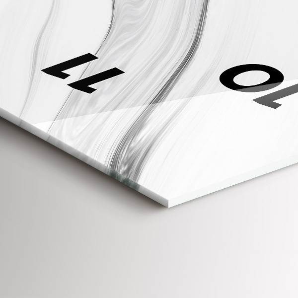 Téglalap alakú üvegóra Dekoratív márvány