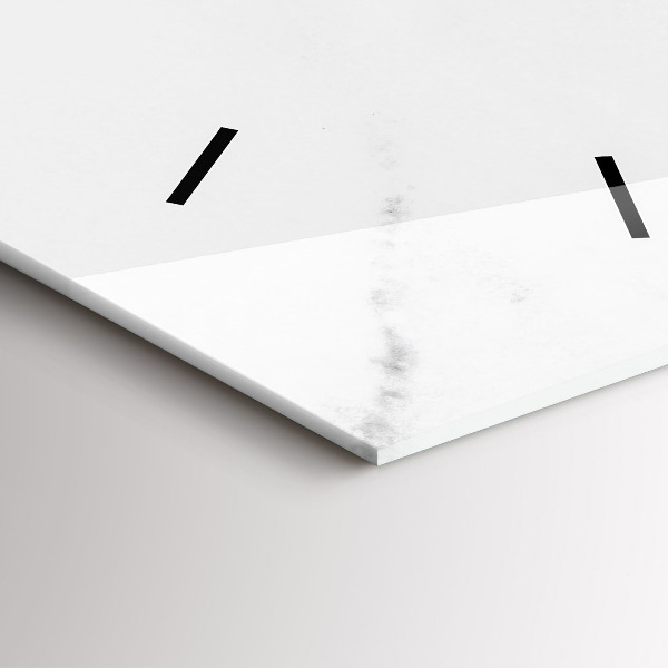 Téglalap alakú üvegóra Elegáns márvány