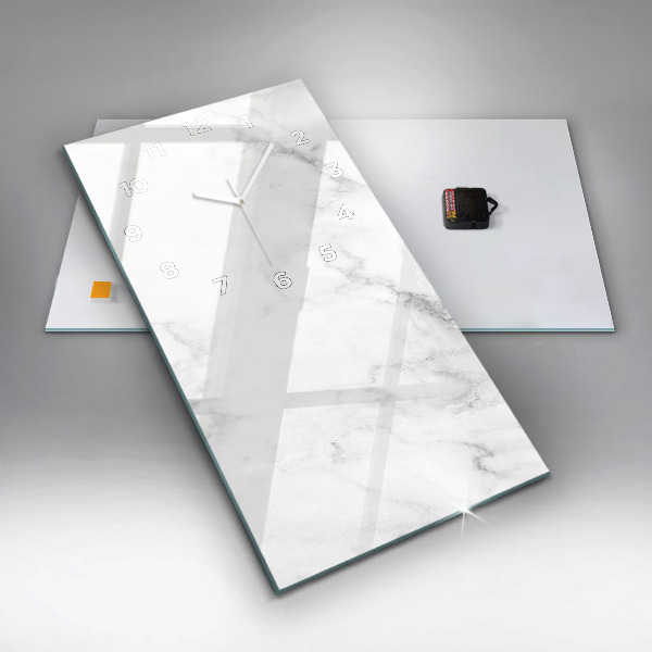 Téglalap alakú üvegóra Elegáns márvány