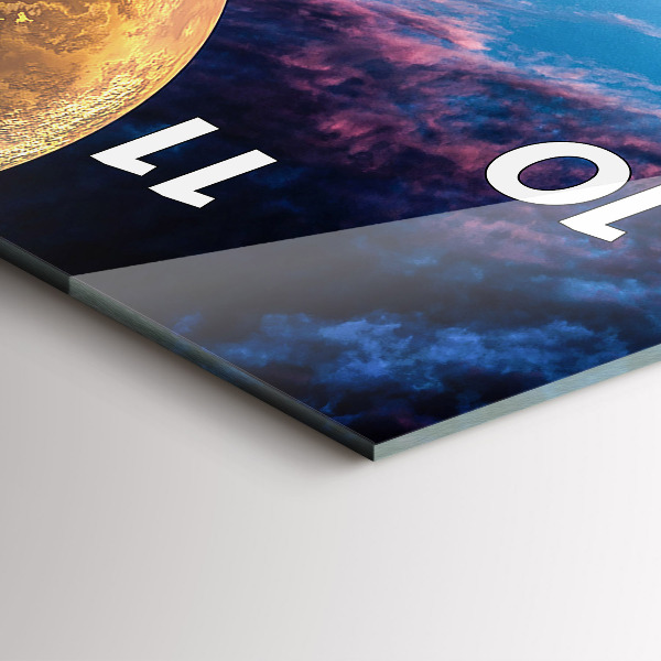 Téglalap alakú üvegóra Nagy Galaxis