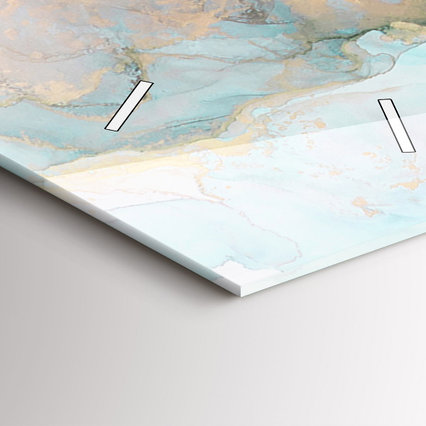 Téglalap alakú üvegóra Absztrakt festészet