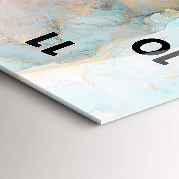 Téglalap alakú üvegóra Absztrakt festészet