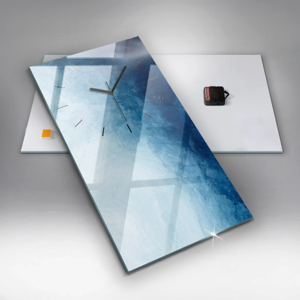 Téglalap alakú üvegóra Absztrakciós víz