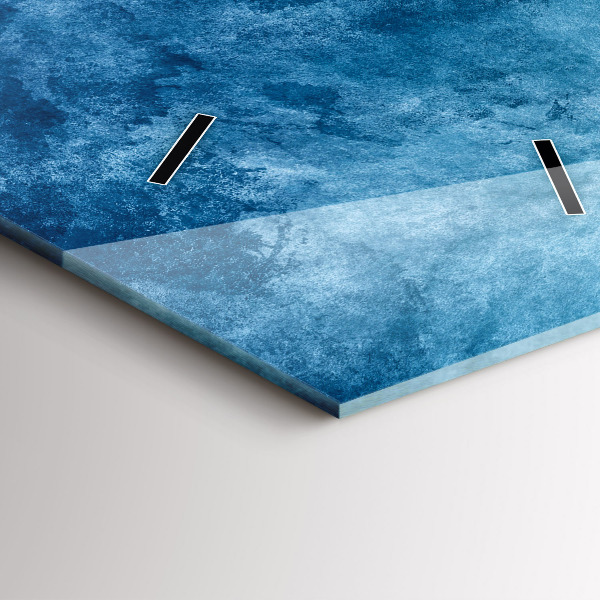 Téglalap alakú üvegóra Absztrakciós víz