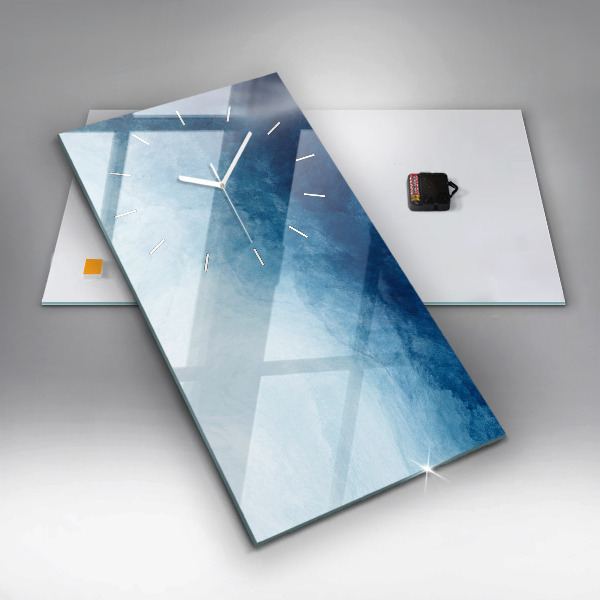 Téglalap alakú üvegóra Absztrakciós víz