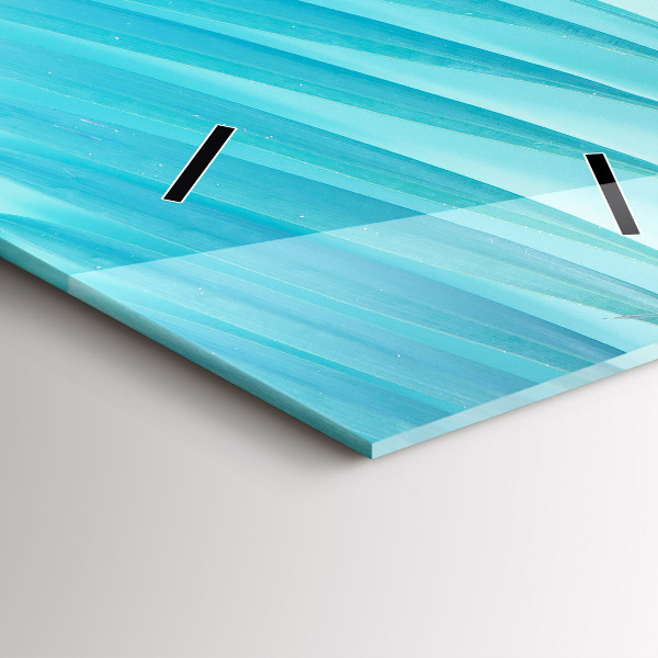 Téglalap alakú üvegóra Trópusi pálmafa