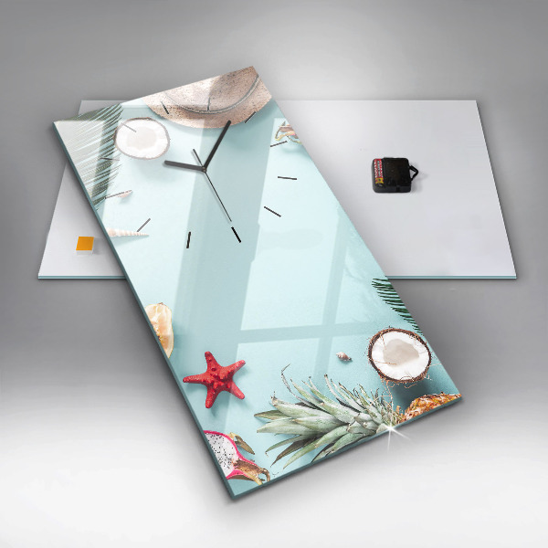 Téglalap alakú üvegóra Nyári kompozíció