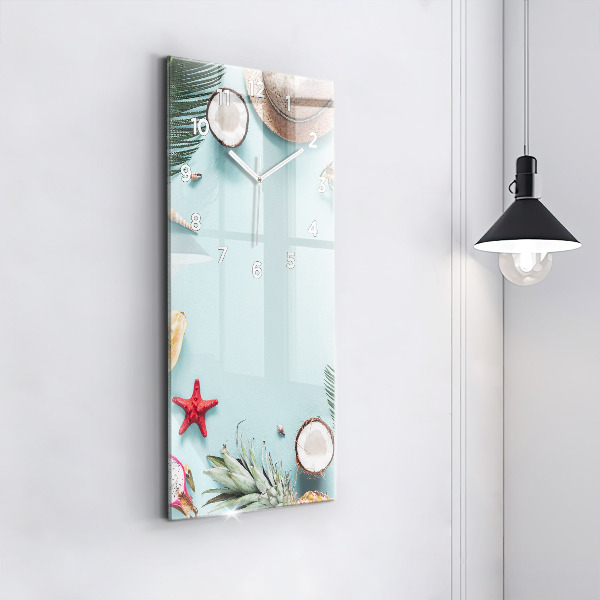 Téglalap alakú üvegóra Nyári kompozíció