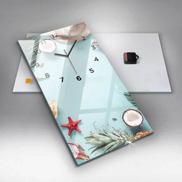 Téglalap alakú üvegóra Nyári kompozíció