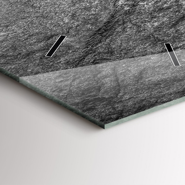 Téglalap alakú üvegóra Vulkáni kőzet