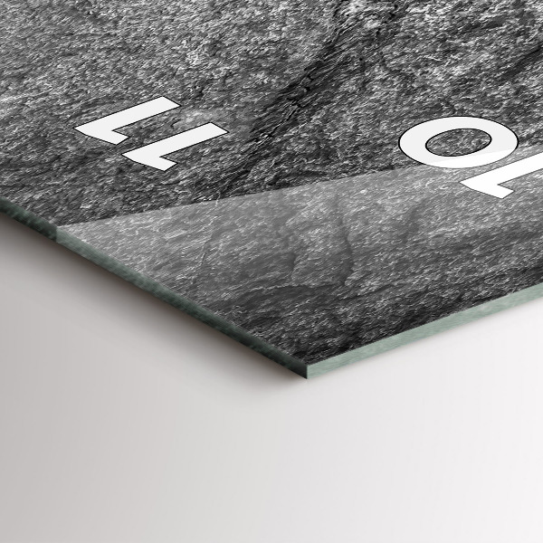 Téglalap alakú üvegóra Vulkáni kőzet