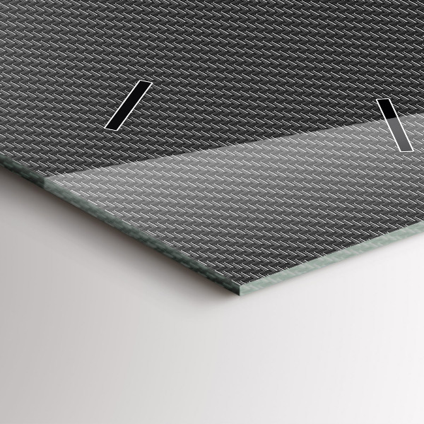 Téglalap alakú üvegóra Sötét absztrakció