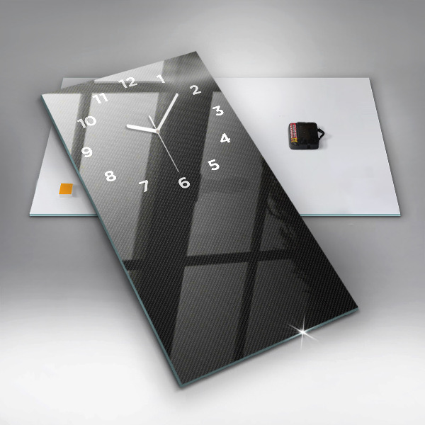 Téglalap alakú üvegóra Sötét absztrakció