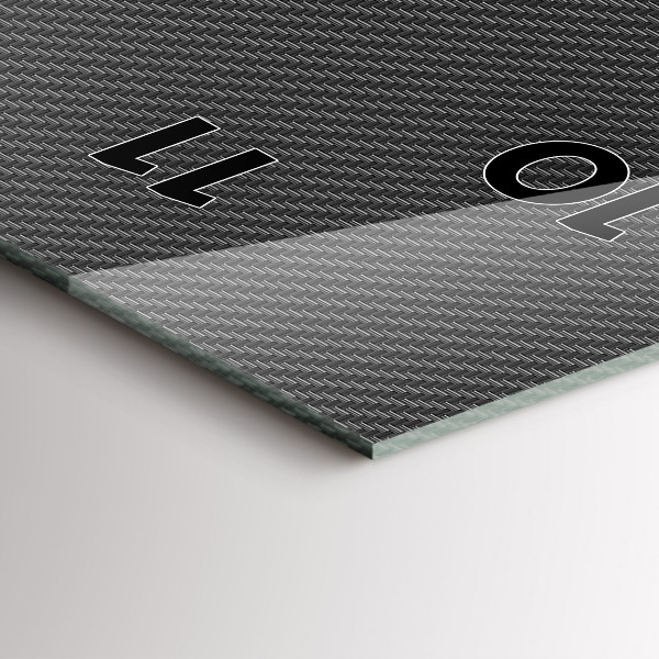 Téglalap alakú üvegóra Sötét absztrakció