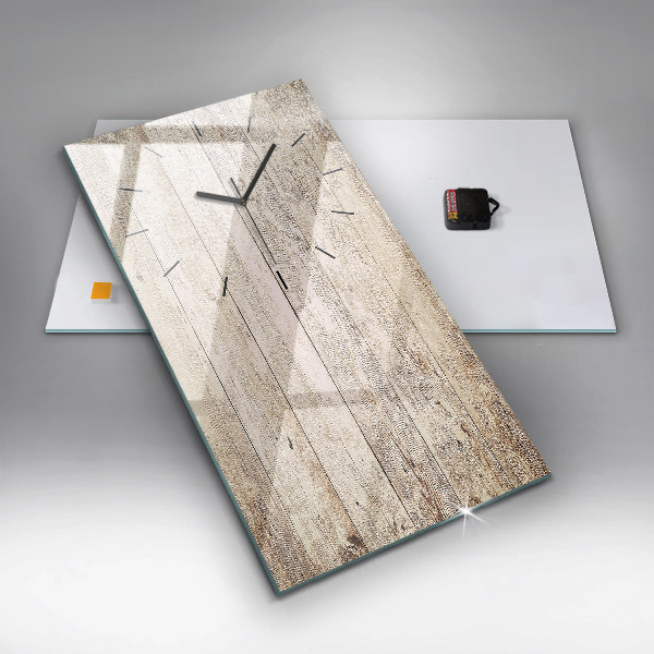 Téglalap alakú üvegóra Fa panelek