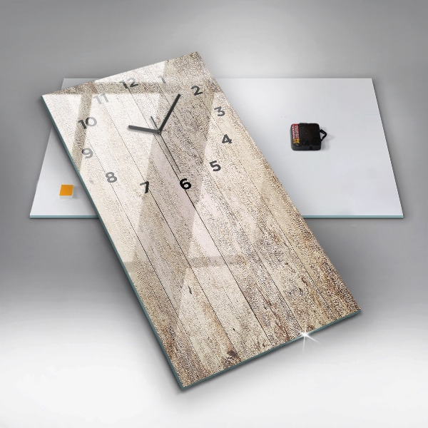 Téglalap alakú üvegóra Fa panelek