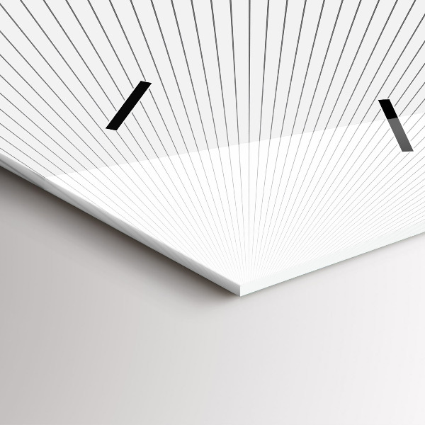 Téglalap alakú üvegóra Absztrakciós vonalak