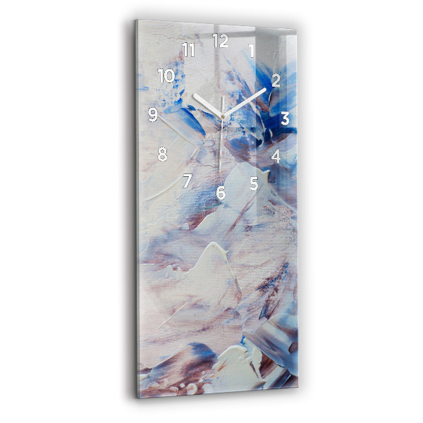 Téglalap alakú üvegóra Absztrakt festék textúra