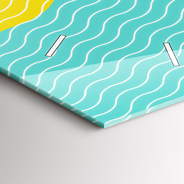 Téglalap alakú üvegóra POP absztrakció