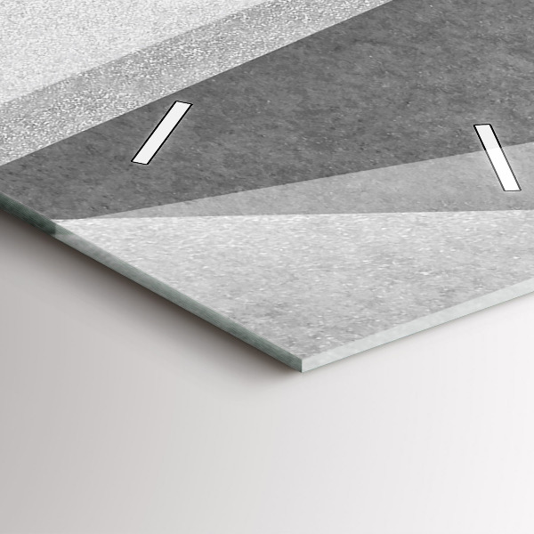 Téglalap alakú üvegóra Szürke geometriai absztrakció