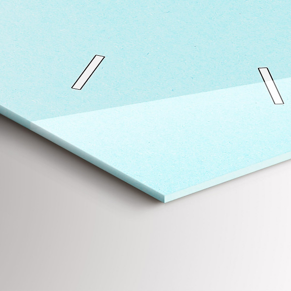 Téglalap alakú üvegóra Pasztell mintás