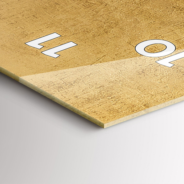 Téglalap alakú üvegóra Dekoratív vászon