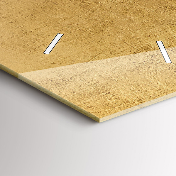 Téglalap alakú üvegóra Dekoratív vászon